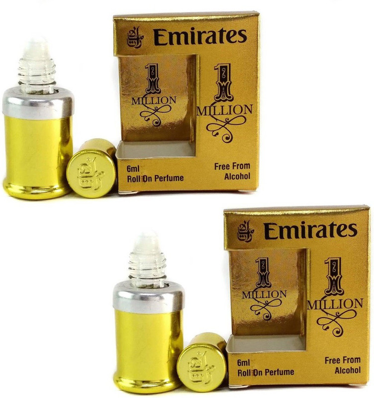 EMIRATES 1 Million Floral Attar LONG LASTING PACK OF 2 PC Floral Attar(Floral)