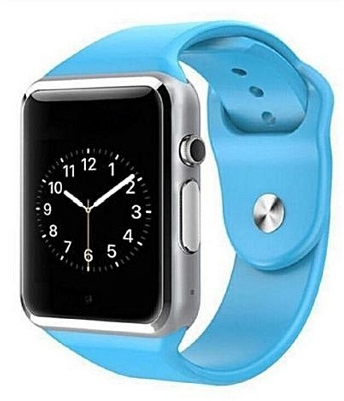 owo A1 phone Blue Smartwatch(Blue Strap Free Size)