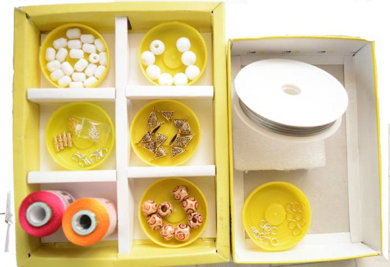 bestwebuy Silk Thread Necklace Making Kit