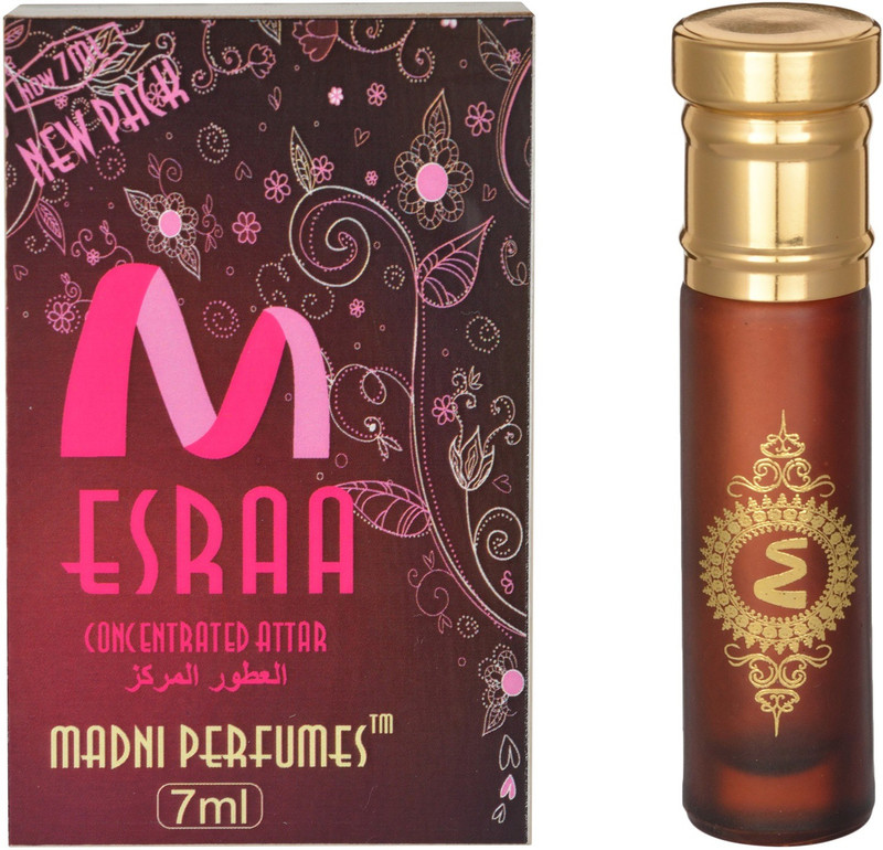 madni perfumes Madni Esraa Floral Attar(Saffron)