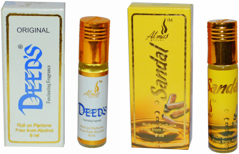 Almas FASCINATING SANDAL + DEEDS POCKET Floral Attar(Musk)