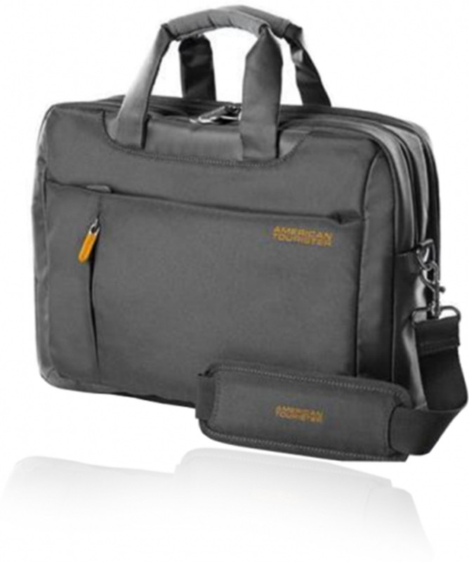 American Tourister Activair Polyester 21 Ltrs Black Laptop Backpack (56T (0) 09 006) Medium Briefcase - For Men & Women(Black)