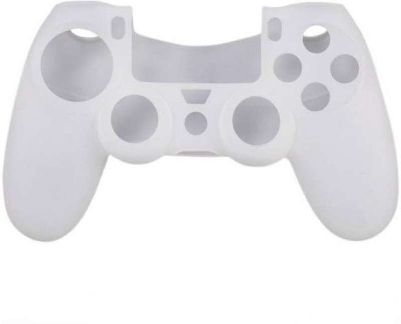Microware Sleeve for PS4 Controller(White, Rubber)