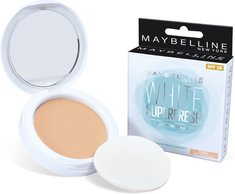 Maybelline White Super Fresh Compact(Pearl, 8 g)