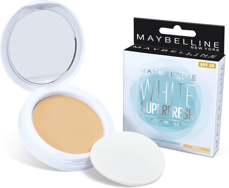 Maybelline White Super Fresh Compact(Shell, 8 g)