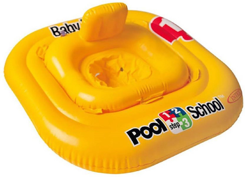 INTEX STEP 1 2 3 SCHOOL Inflatable Swimming Safety Tube(White)