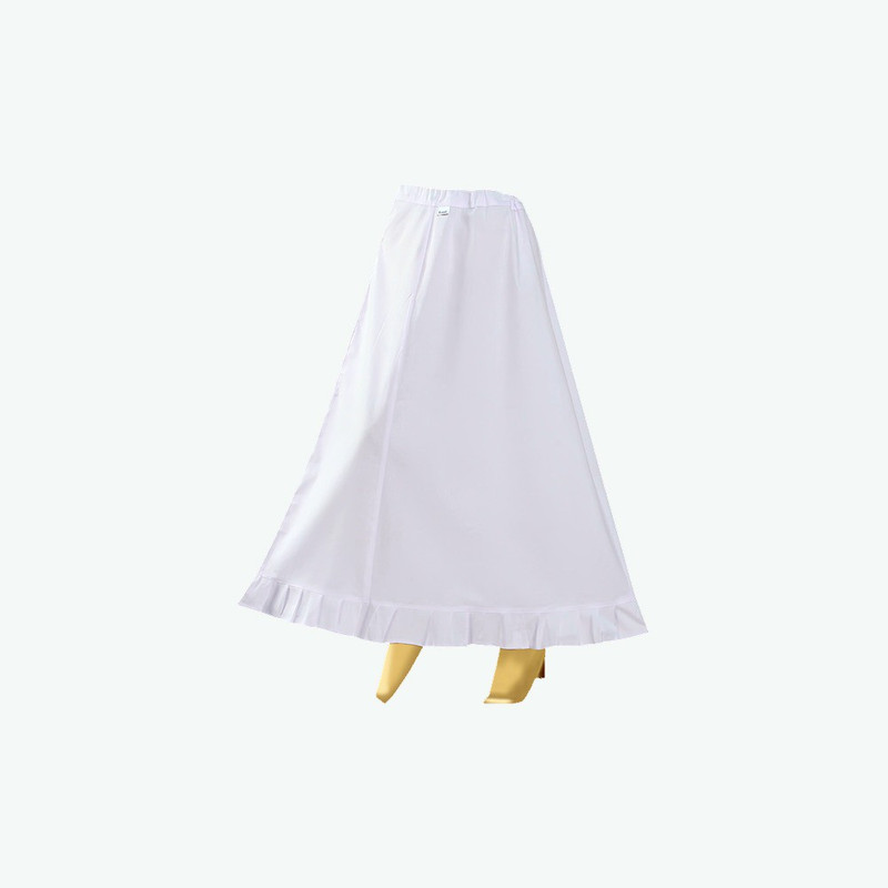 siddhi Solid Women Regular White Skirt