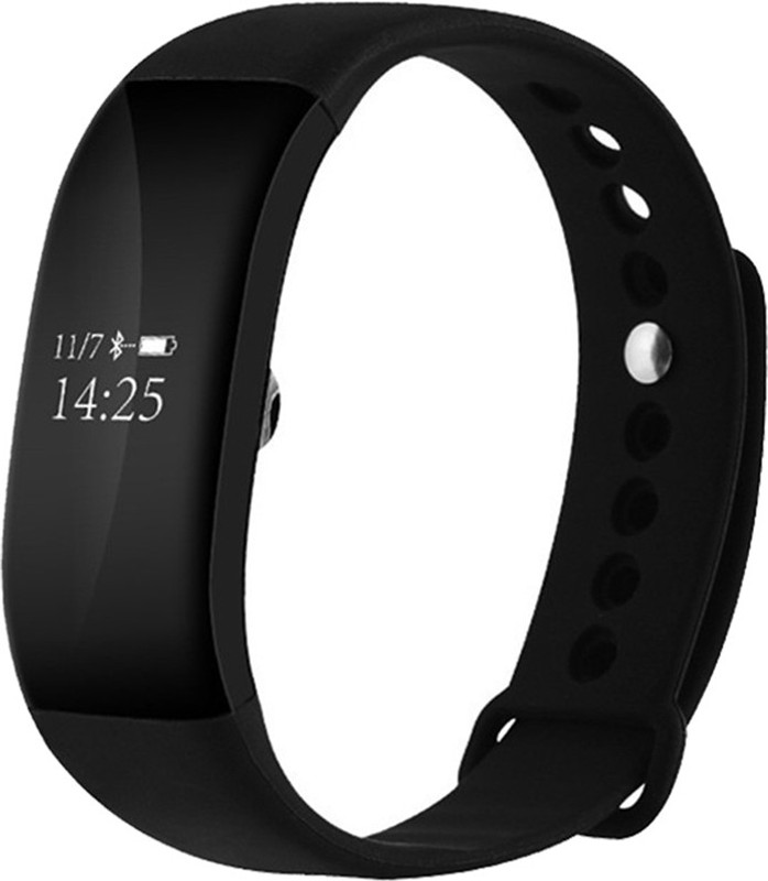 owo V66 Black Bluetooth Wristband with Heart Rate Monitor Sports Waterproof Smart Bracelet Smart Band Strap(Black)