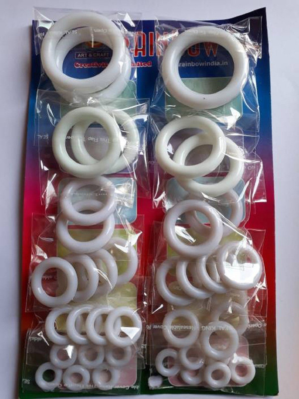 bestwebuy Plastic Ring For Silk Thread Jewelry Making
