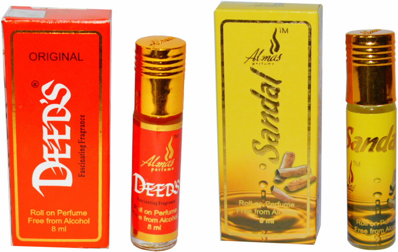Almas Fascinating DEEDS HOT and SANDAL pocket Floral Attar(Musk)