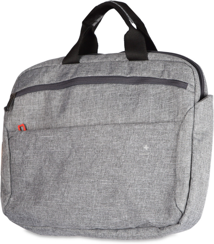 Swiza BBC.1001.01 Medium Briefcase - For Men & Women(Grey)