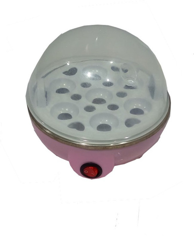 Guru Kripa EGG BOILER STEAMER 7 EGGS PINK EG -7 PNK Egg Cooker(Pink, 7 Eggs)