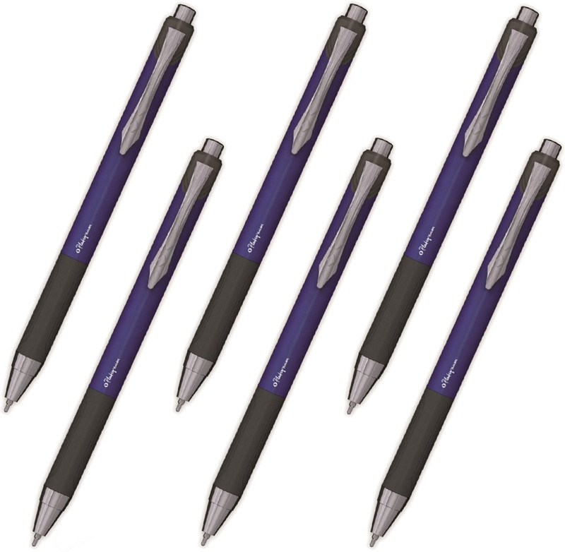 platignum Tixx (Blue Ink) Refillable Blue Ball Pen(Pack of 6)