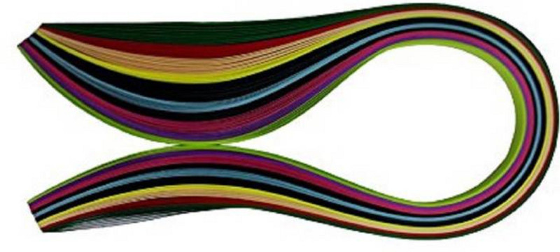 bestwebuy Quilling Paper 7 Mm 1000 Strips-Non Metallic