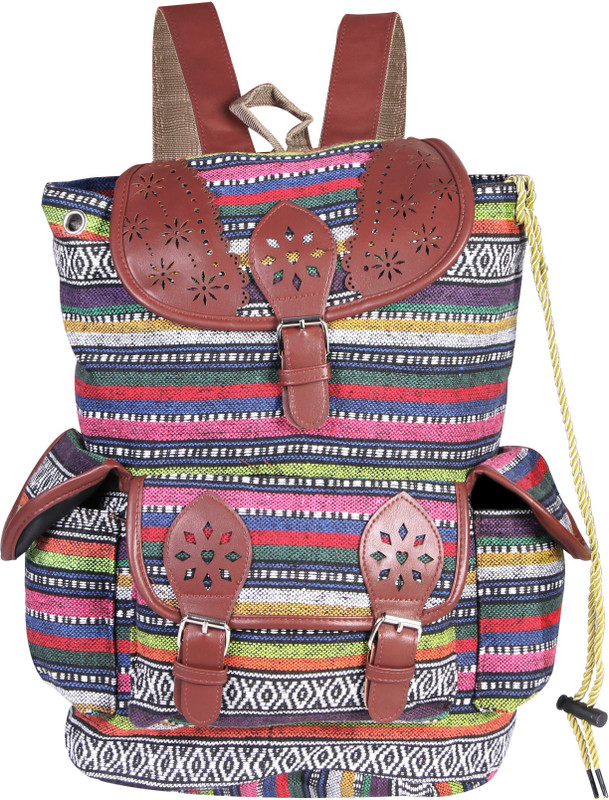 king panda Greeenmulticolour_248 20 L Backpack(Multicolor)