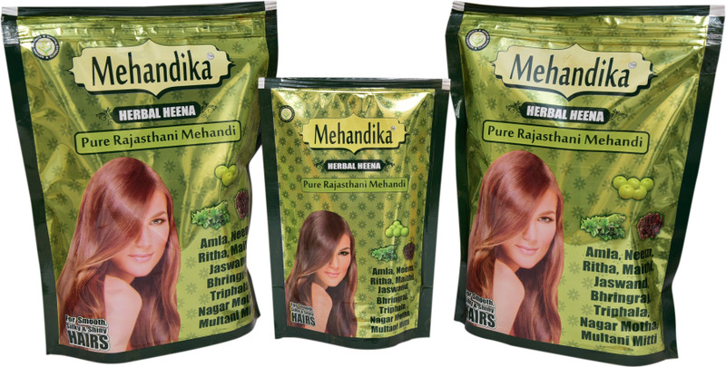 mehandika HERBAL PURE RAJASTHANI MEHANDI,MAKE GROWTH SHINY AND SMOOTH HAIR ,NO HAIR FALL AS IT IS CHEMICAL FREE IT REMOVES DANDRUFF AND MAKE HAIR HEALTHY(0.5 g)