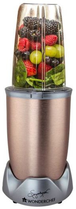 Wonderchef Nutriblend Pro Copper 700W powerful metal 700 W Juicer Mixer Grinder(Copper, 2 Jars)