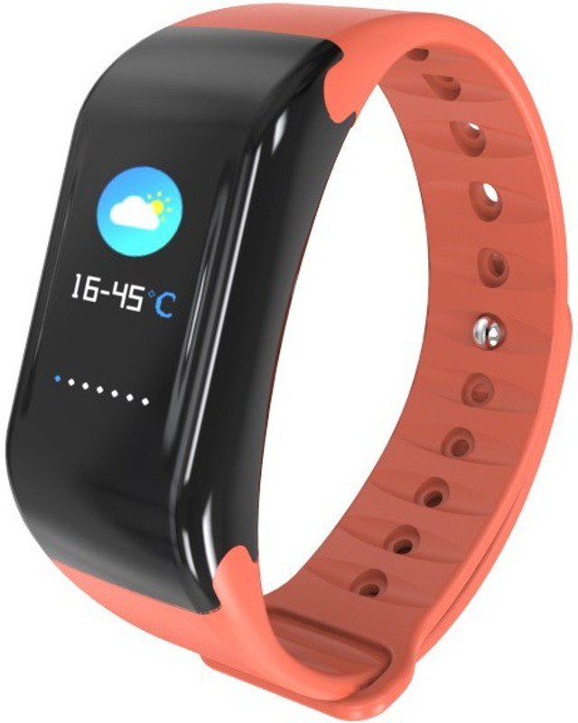 iwear X1 Pro Fitness Smart Band(Orange Strap, Size : Free size)