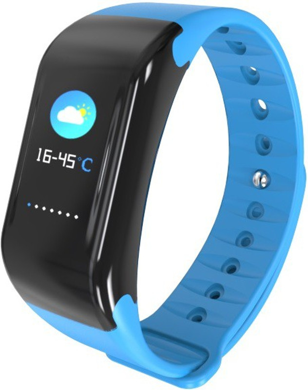 iwear X1 Pro Fitness Smart Band(Blue Strap, Size : Free size)