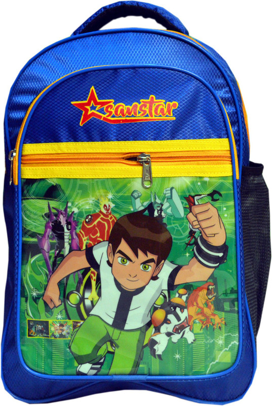 sabnstar Ben 10 Waterproof School Bag(Blue, 20 L)