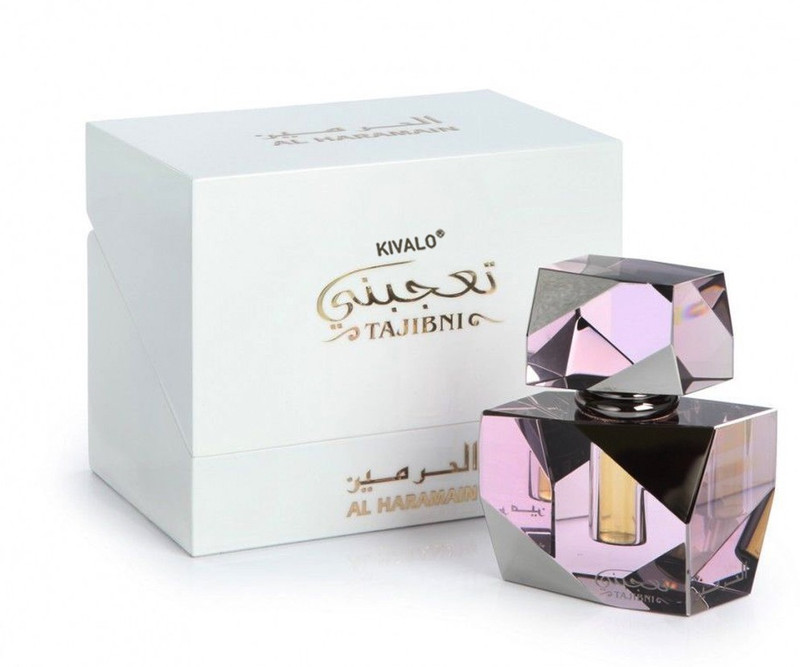 Kivalo Ⓡ Haramain Pure Original Tajibni Fragrance Perfume Oil (Attar) with Amber, Vanilla - 6 ml Floral Attar(Amber)