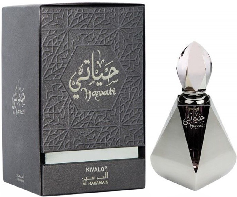 Kivalo Ⓡ Haramain Pure Original Hayati Fragrance Perfume Oil (Attar) with Musk, Amber - 12 ml Floral Attar(Musk)