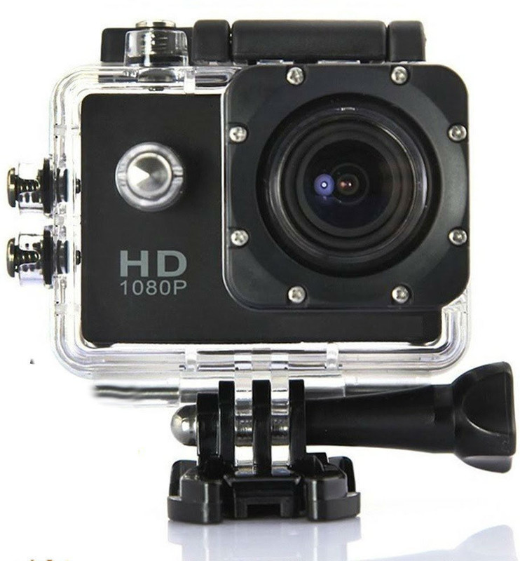 Shrih Full HD 1080P Sports DV Action Waterproof Camera Sports & Action Camera(Black)