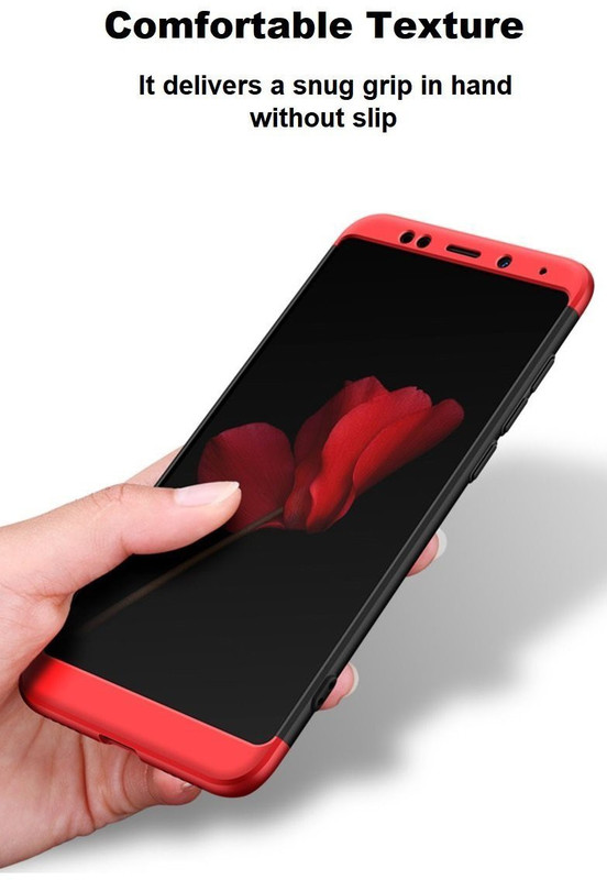 rgsg Front & Back Case for Mi Redmi Note 5(BLACK, Waterproof)