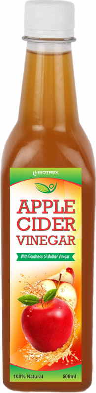 Biotrex Nutraceuticals With goodness of Mother Vinegar Apple Cider Vinegar(500 ml, Apple Cider Flavored)