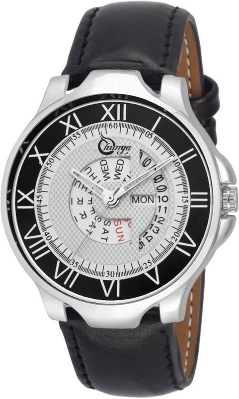 shunya EG-M-051 White DAY & DATE FUNCTIONING Watch - For Men Analog Watch  - For Men