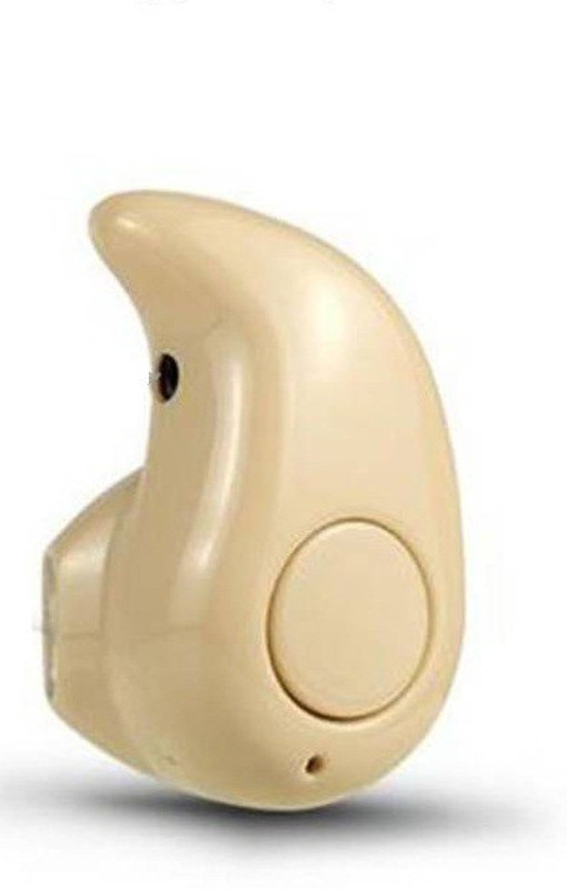 piqancy Multifunction S530 Stealth Bluetooth with Active Noise Cancellation and One Key Control Feature Compatible With android devices Bluetooth Headset with Mic(Brown, In the Ear)