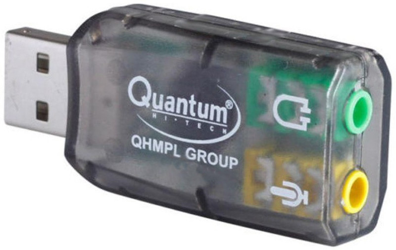 Quantum USB Sound Card USB Internal Sound Card(5.1 Audio Channel)
