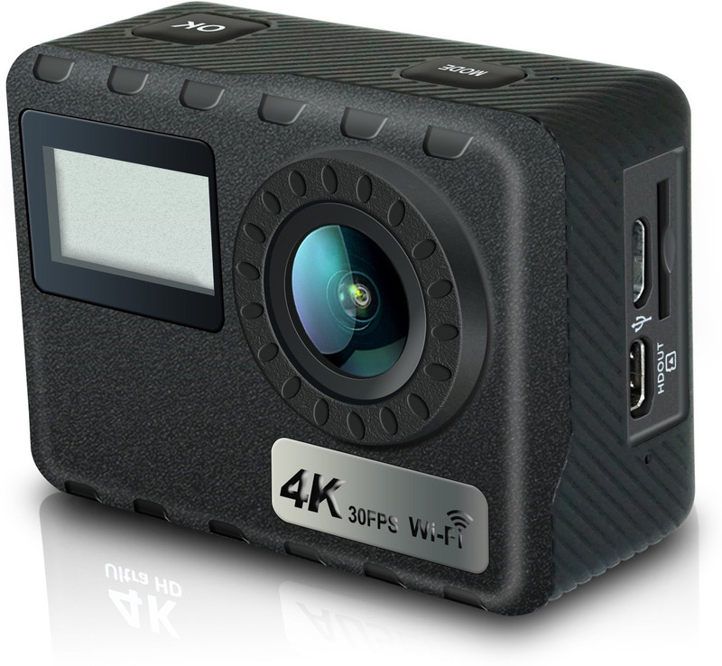 Auslese CS5000H 4K Touch Sports and Action Camera(Black, 16 MP)