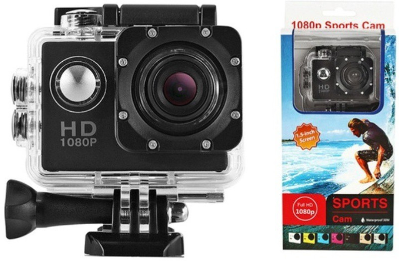 Like Star ULTRASHOT ULTRASHOTx Latest Sports and Action Camera Sports and Action Camera(Black, 12 MP)
