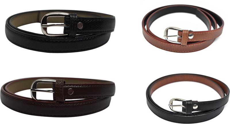 style along Women Evening, Party, Formal, Casual Brown, Black Artificial Leather Belt