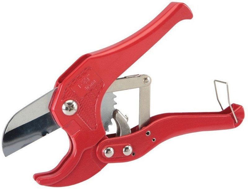 balrama 42mm (1-5/8'') Blade + Aluminum Body PVC Pipe Plumbing Tube Cutter Scissor Knife Plastic Hose PPR PE Pliers Pipe Cutter Ratchet Plumbing Tool Pipe Cutter