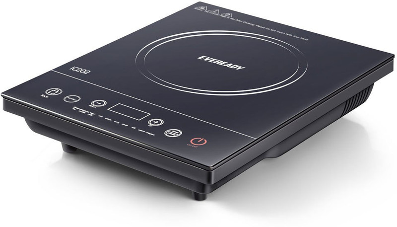 Eveready 7U202PK2000 Induction Cooktop(Black, Touch Panel)