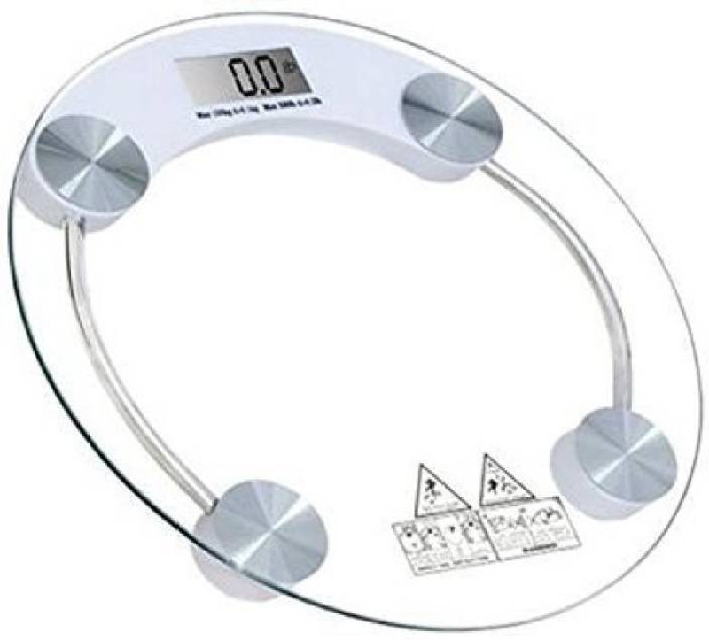 Emmquor Electronic Digital Personal Bathroom Health Body Weight Weighing Scale Weighing Scale(TRANSPARENT)