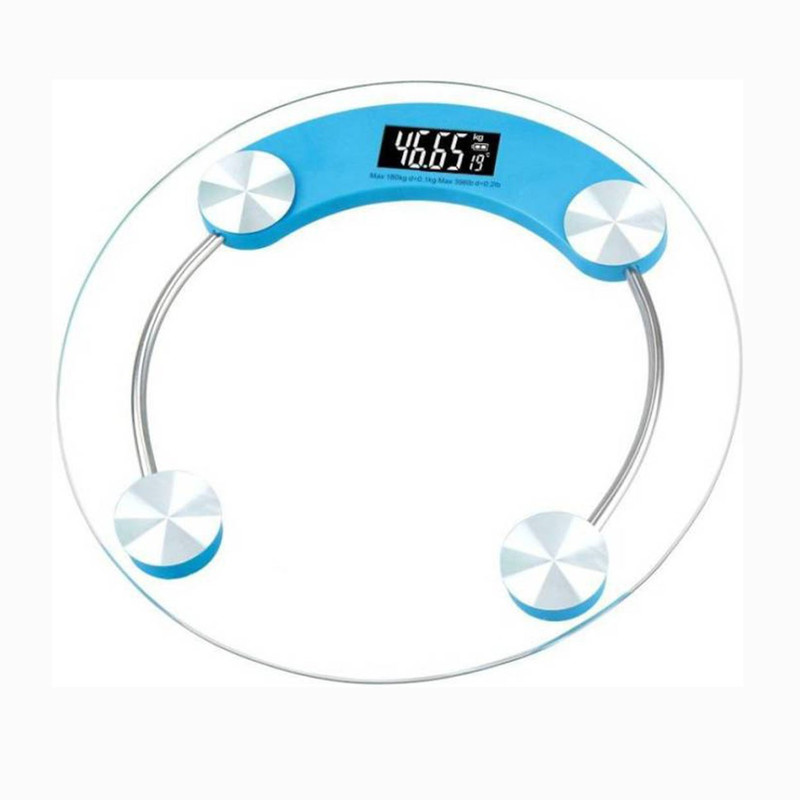 AmtiQ Digital Personal Body Weighing Scale with Temperature and Battery Indicator White display 180 kg Weighing Scale ( Blue ) Weighing Scale(Transparent) AmtiQ Digital Personal Body Weighing Scale with Temperature and Battery Indicator White display 180 kg Weighing Scale ( Blue ) Weighing Scale(Transparent)