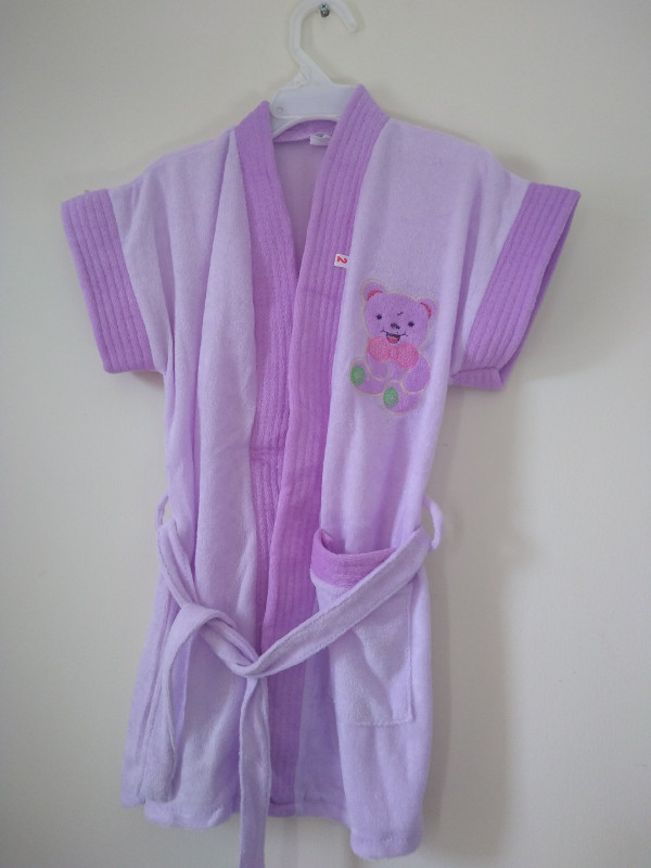 dazzle purple Small Bath Robe(bath robe and belt, For: Baby Boys & Baby Girls, purple)