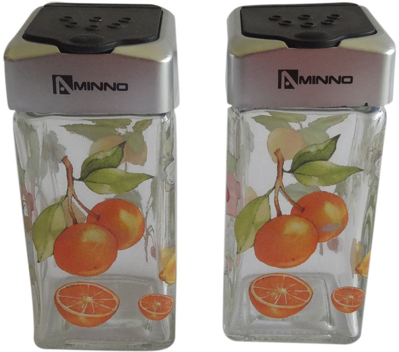 aminno FE10157 2 Piece Salt & Pepper Set(Glass)
