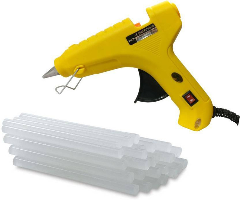 provouge factory use 40 watt heavy duty glue gun with 20 glue stick freefor bonding plastic equipment,plastic bottle.,leather items,kidstoys, Standard Temperature Corded Glue Gun(11 mm)