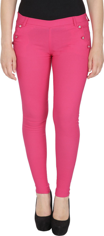 Rzlecort Pink Jegging(Solid) Rzlecort Pink Jegging(Solid)