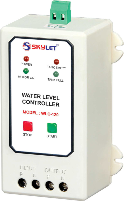 SKYLET Semi Automatic Water Level Controller(230V,Single Phase) Manually On Auto OFF Controller.WLC-120 Wired Sensor Security System