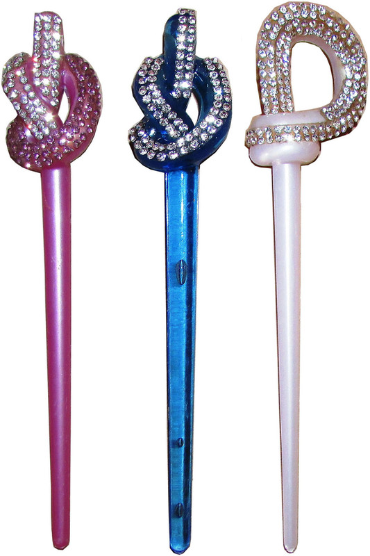 extol Combo of Multi Color Juda Sticks Bun Stick(Multicolor)