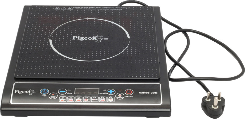 Pigeon 1000160391 Induction Cooktop(Black, Push Button)