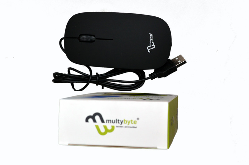 multybyte MMPL W-2 Wired Optical  Gaming Mouse(USB 3.0, Black)