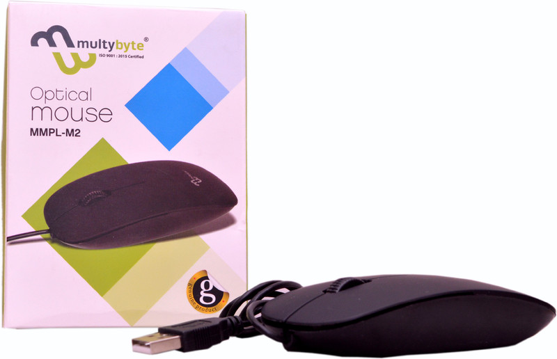 multybyte MMPL M_2 Wired Optical  Gaming Mouse(USB 3.0, Black)