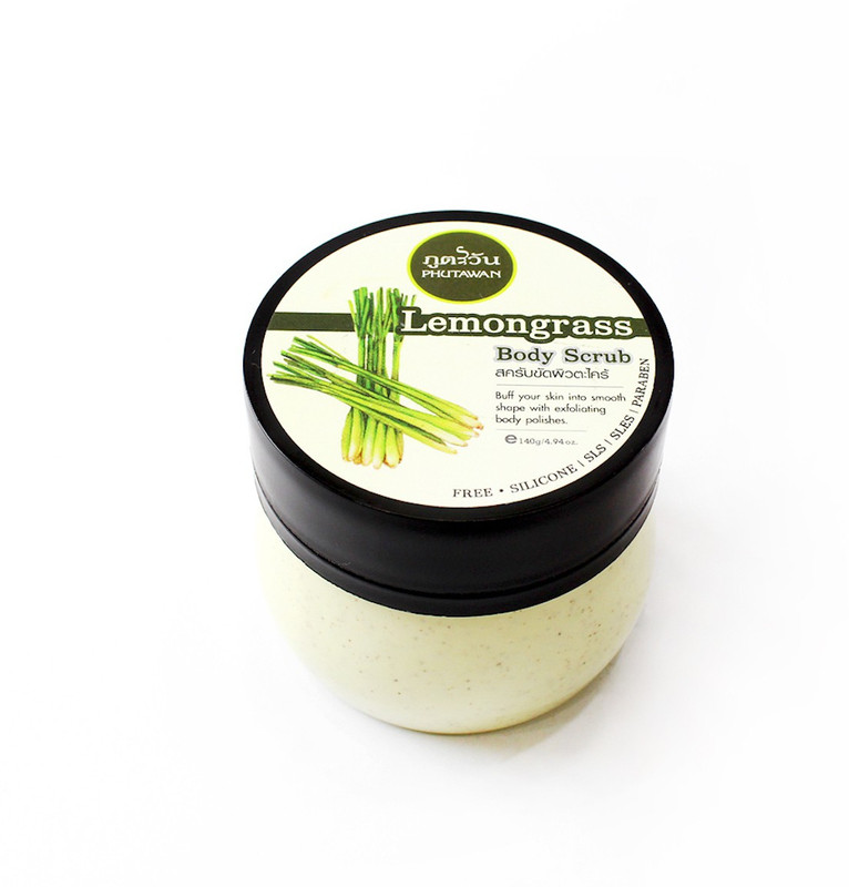 phutawan 100% Natural Lemongrass Body  Scrub(140 g)