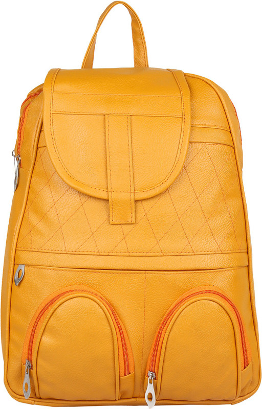 ligabba QUIRKY BEIGE 3 L Backpack(Yellow)